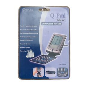 Q-Pad Palm Vx Leather Case And Keyboard t Device